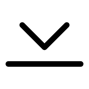 Chevron Bar Down Icon from Bootstrap Set