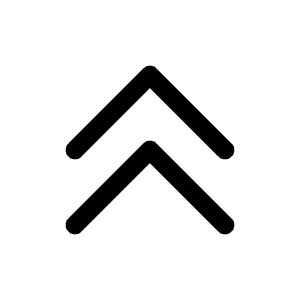 Chevron Double Up Icon from Mynaui Line Set