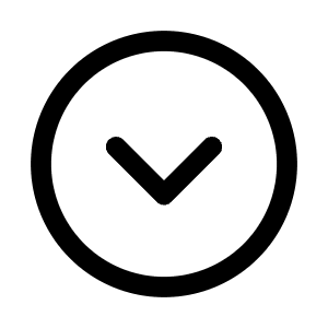 Chevron Down Circle Icon from Mynaui Line Set