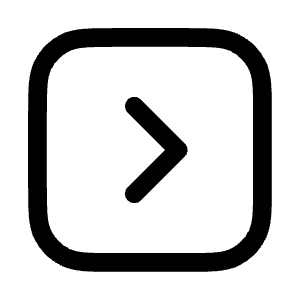 Chevron Right Square Icon from Mynaui Line Set