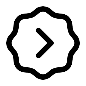 Chevron Right Waves Icon from Mynaui Line Set