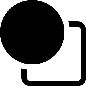 Circle Square Icon from Bootstrap Set