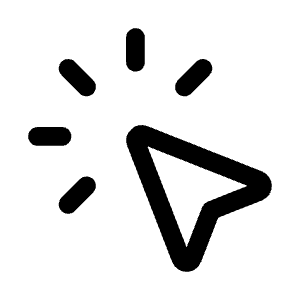 Click Icon from Mynaui Line Set