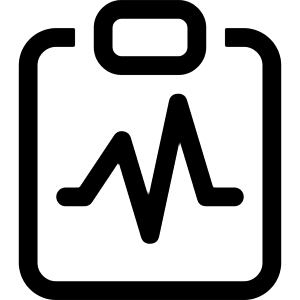 Clipboard Pulse Icon from Bootstrap Set
