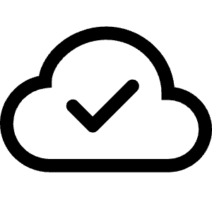 Cloud Check Icon from Bootstrap Set