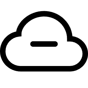 Cloud Minus Icon from Bootstrap Set