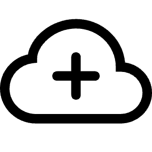 Cloud Plus Icon from Bootstrap Set