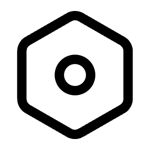 Cog Two Icon from Mynaui Line Set