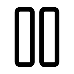 Columns Icon from Mynaui Line Set