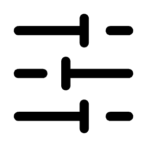 Config Icon from Mynaui Line Set