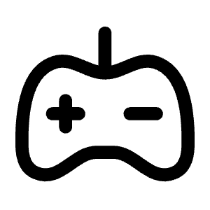 Controller Icon from Mynaui Line Set
