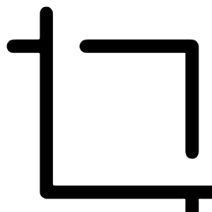 Crop Icon from Bootstrap Set