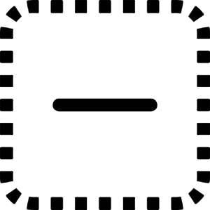Dash Square Dotted Icon from Bootstrap Set