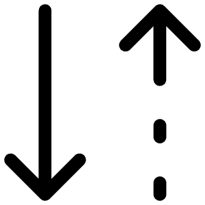 Data Transfer Down Icon from Iconoir Regular Set