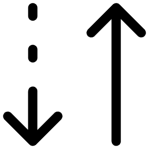 Data Transfer Up Icon from Iconoir Regular Set