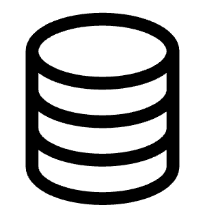 Database Icon from Bootstrap Set