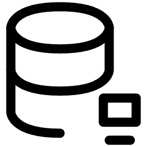 Database Monitor Icon from Iconoir Regular Set
