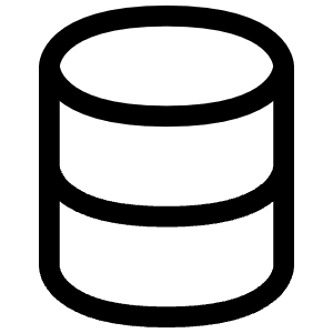 Database Icon from Iconoir Regular Set