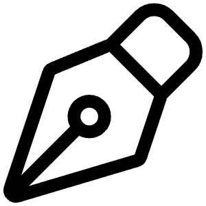 Design Nib Icon from Iconoir Regular Set