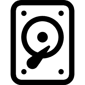 Device Hdd Icon from Bootstrap Set