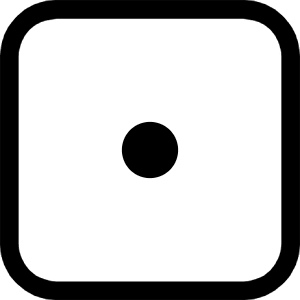 Dice 1 Icon from Bootstrap Set