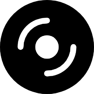 Disc Fill Icon from Bootstrap Set