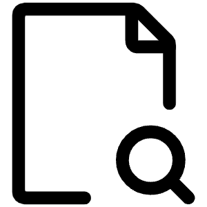 Doc Magnifying Glass Icon from Iconoir Regular Set