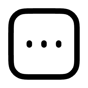 Dots Square Icon from Mynaui Line Set
