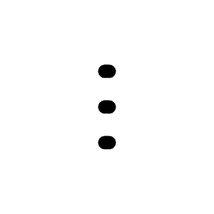 Dots Vertical Icon from Mynaui Line Set