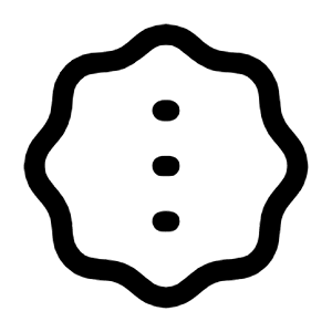 Dots Vertical Waves Icon from Mynaui Line Set