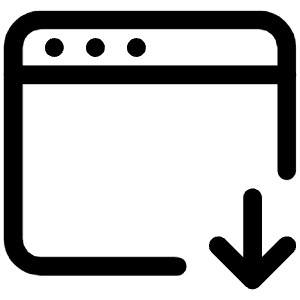 Download Data Window Icon from Iconoir Regular Set