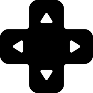 Dpad Fill Icon from Bootstrap Set