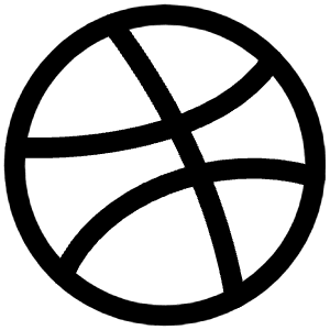 Dribbble Icon from Iconoir Regular Set