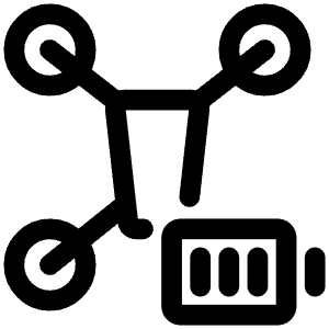 Drone Charge Full Icon from Iconoir Regular Set