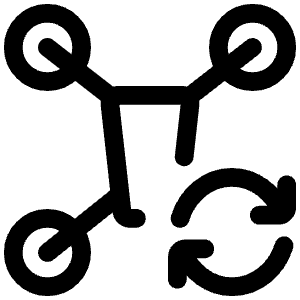 Drone Refresh Icon from Iconoir Regular Set