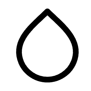 Drop Icon from Mynaui Line Set