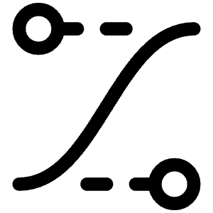 Ease Curve Control Points Icon from Iconoir Regular Set