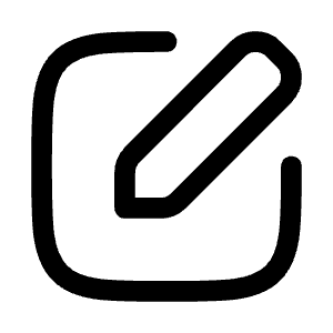 Edit One Icon from Mynaui Line Set