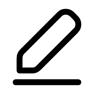 Edit Icon from Mynaui Line Set