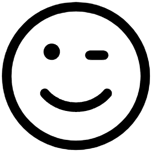Emoji Blink Right Icon from Iconoir Regular Set
