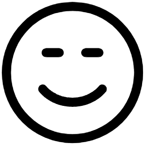 Emoji Satisfied Icon from Iconoir Regular Set