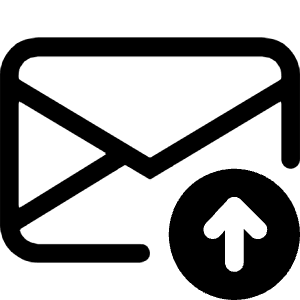 Envelope Arrow Up Icon from Bootstrap Set