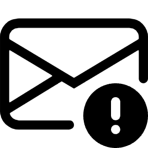 Envelope Exclamation Icon from Bootstrap Set