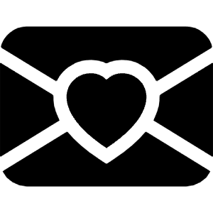 Envelope Heart Fill Icon from Bootstrap Set