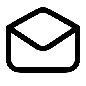 Envelope Open Icon from Mynaui Line Set