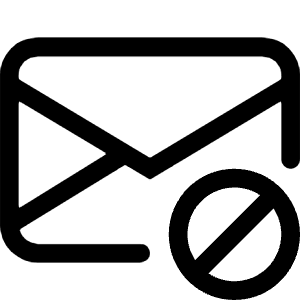 Envelope Slash Icon from Bootstrap Set