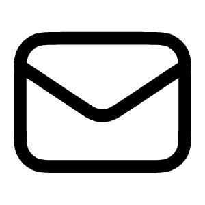 Envelope Icon from Mynaui Line Set