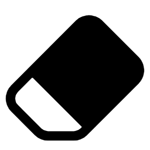 Eraser Fill Icon from Bootstrap Set