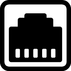 Ethernet Icon from Bootstrap Set