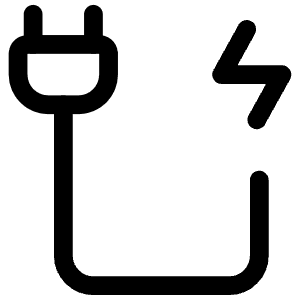 Ev Charge Icon from Iconoir Regular Set